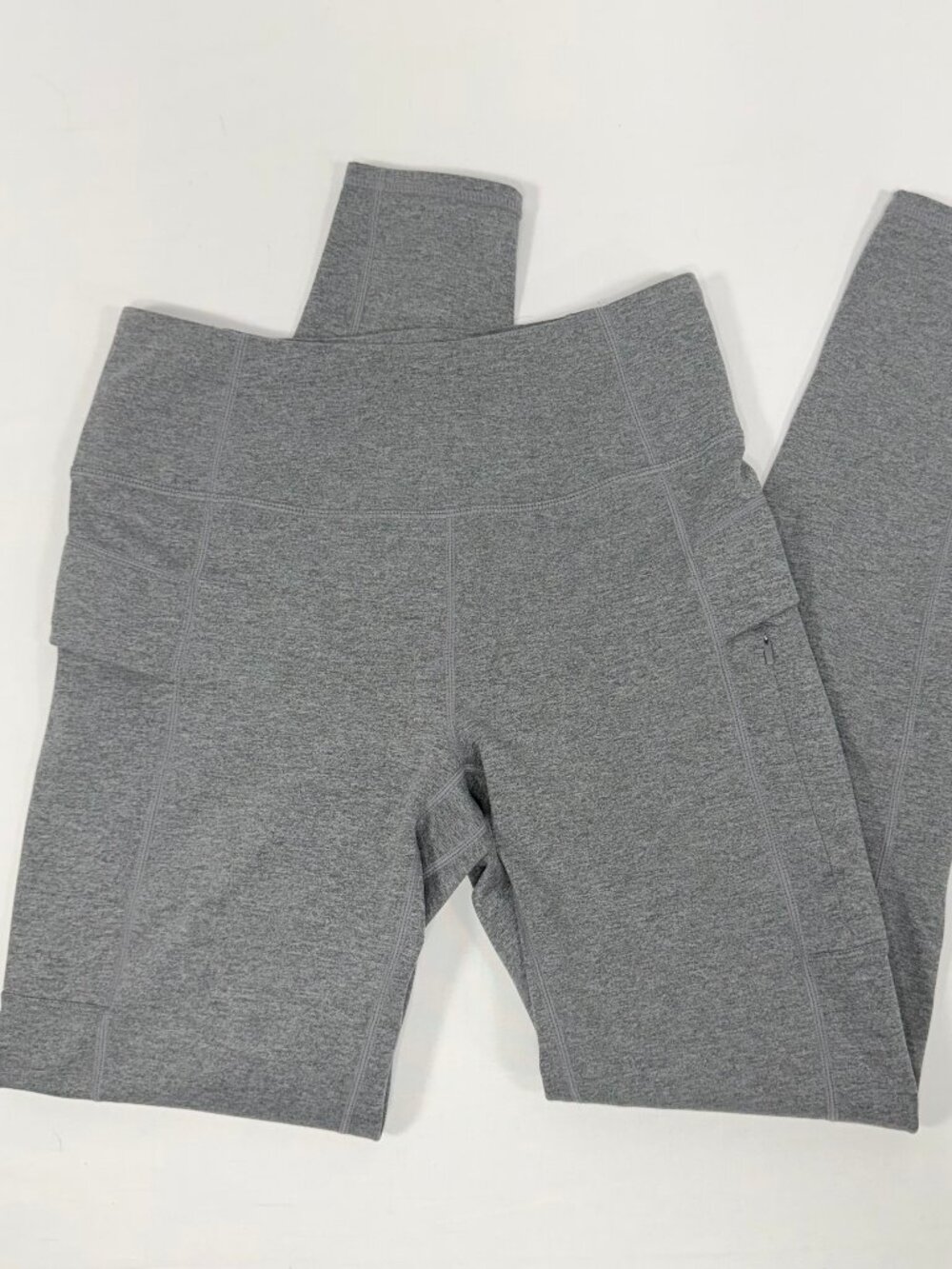 Free Country Charcoal Heather High-Rise Side‎ Pocket Leggings Size S Small